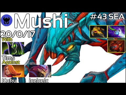 Mushi plays Weaver!!! Dota 2 7.20