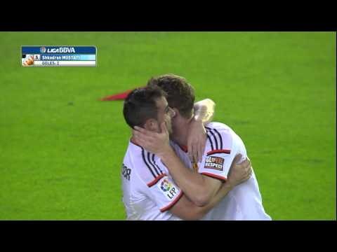 Gol de Mustafi (0-3) en el Villarreal CF - Valencia CF - HD