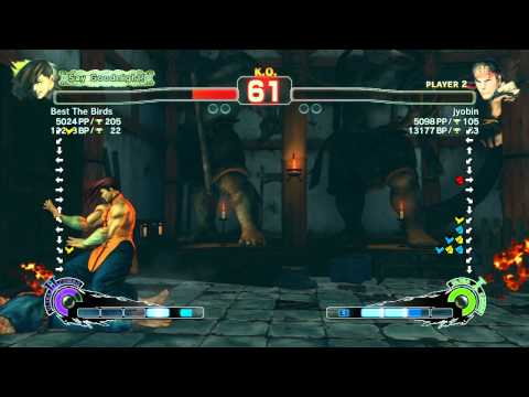 SSF4 AE 2012: Kyoku (Yang) vs jyobin (Ryu) - Xbox Live Ranked Match