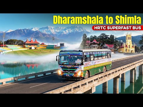 Dharamshala to Shimla by HRTC Superfast | Rakka Bhai’s Most Decorated Bus | Himbus