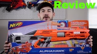 [Review] Nerf Accustrike Alphahawk (Unboxing, Chrono and Range Test)