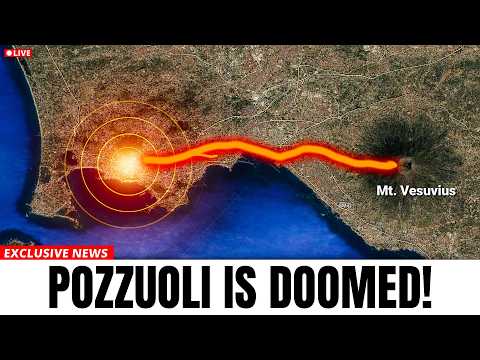 Pozzuoli CRACKS Open 5-Mile Pathway Points Toward Vesuvius!