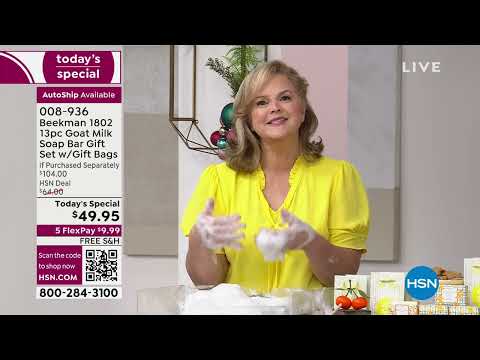 HSN | Wake Up Beautiful with Valerie - Beekman 1802 Holiday Gifts 10.11.2023 - 10 AM