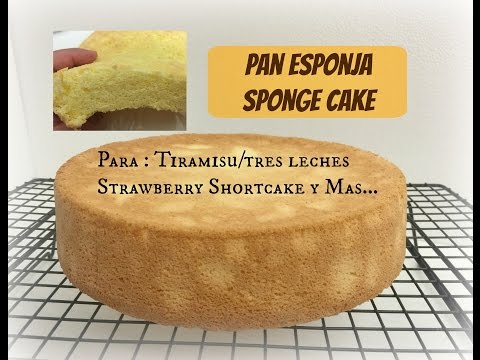 Pan Esponja(Sponge Cake)Tres Leches/Tiramisu