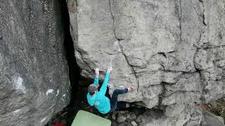 Video thumbnail of Medvídek, 7A+. Sněžník