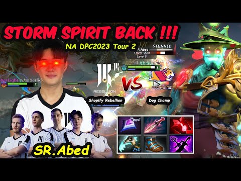 Shopify Rebellion vs DogChamp | Abed Storm Spirit Perspective NA DPC 2023 Tour2 Div1 Game2