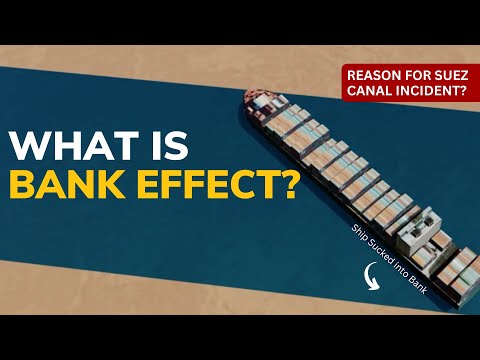 Why Ship Experience Bank Effect in Suez canal ?