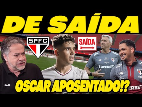 NOTÍCIA QUE DEIXA A TORCIDA DO SÃO PAULO BOQUIABERTA! OSCAR APOSENTA!? CRESPO DÁ AVAL POR SAÍDA?!