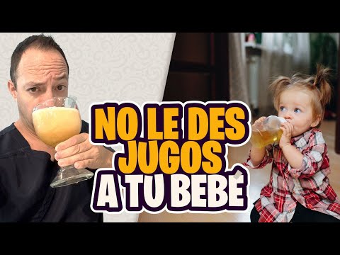Los NIÑOS NO DEBEN tomar JUGO DE FRUTAS