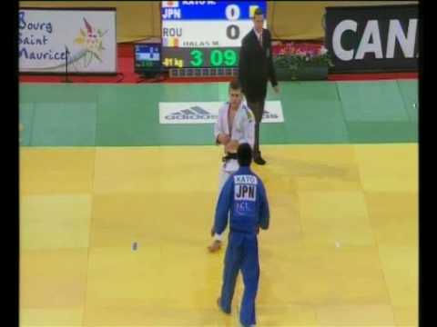 JUDO 2009 Tournois de Paris: Hirotaka Kato (JPN) - Marian Halas (ROU)