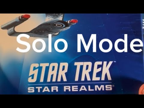 Star Trek Star Realms. Play through of a solo mode . How to play video