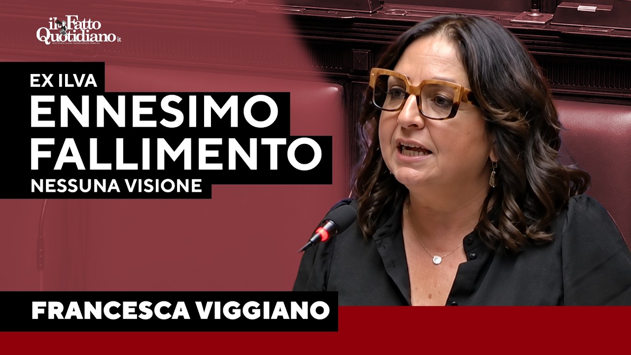 Ex Ilva, Viggiano contro Urso: “Avete certificato il nulla cosmico”