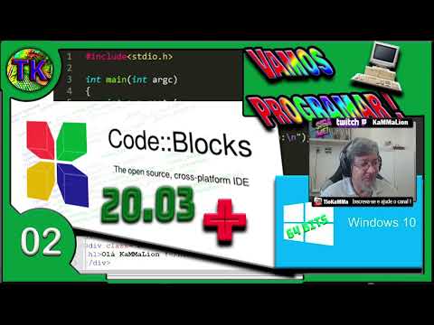 IDE CODE BLOCKS - Como INSTALAR no WINDOWS 10 64 bits