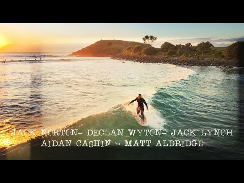 Sunrise longboarding at the Crescent Head Malibu Classic