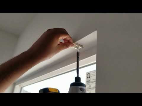 How to Install a cordless roller shade in 1 minute. Mounts inside of window frame.