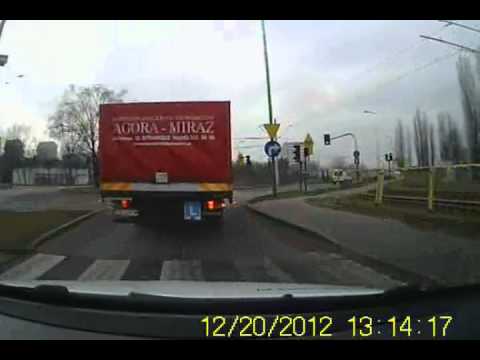 Bydgoszcz trasa egzaminacyjna kat.C cz.1