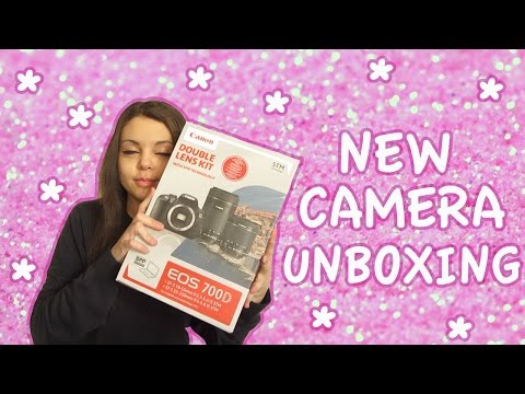 New Camera Unboxing - Canon 700D ~ !