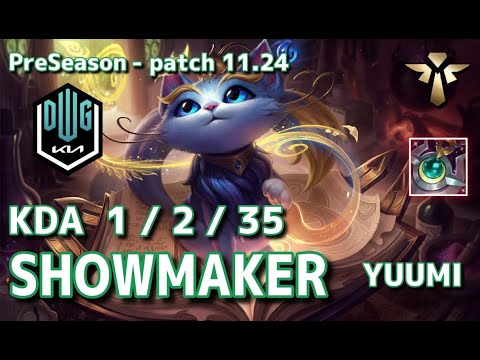 【KRサーバー/C1】DK Showmaker ユーミ(Yuumi) VS Gen.G Lehends セナ(Senna) SUP - Patch11.24 KR Ranked【LoL】