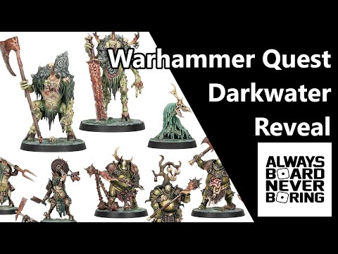 Warhammer Quest Darkwater Preview | A Closer Look at Miniatures & Gameplay Plus Speculation