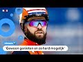 Sjinkie Knegt weer in actie na heftig ongeluk