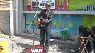 Raine Maida -  Yellow Brick Road @ Much Music (Busking For Change 2010)