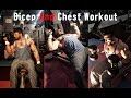 Best Bicep And Chest for Size Workout By Afghan Bodybuilder