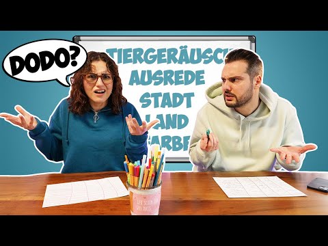 DODO IST KEIN TIERGERÄUSCH! Dania spielt 1.Mal Stadt Land Youtuber mit Kaan!