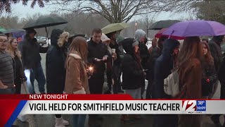 Vigil held for beloved Smithfield teacher