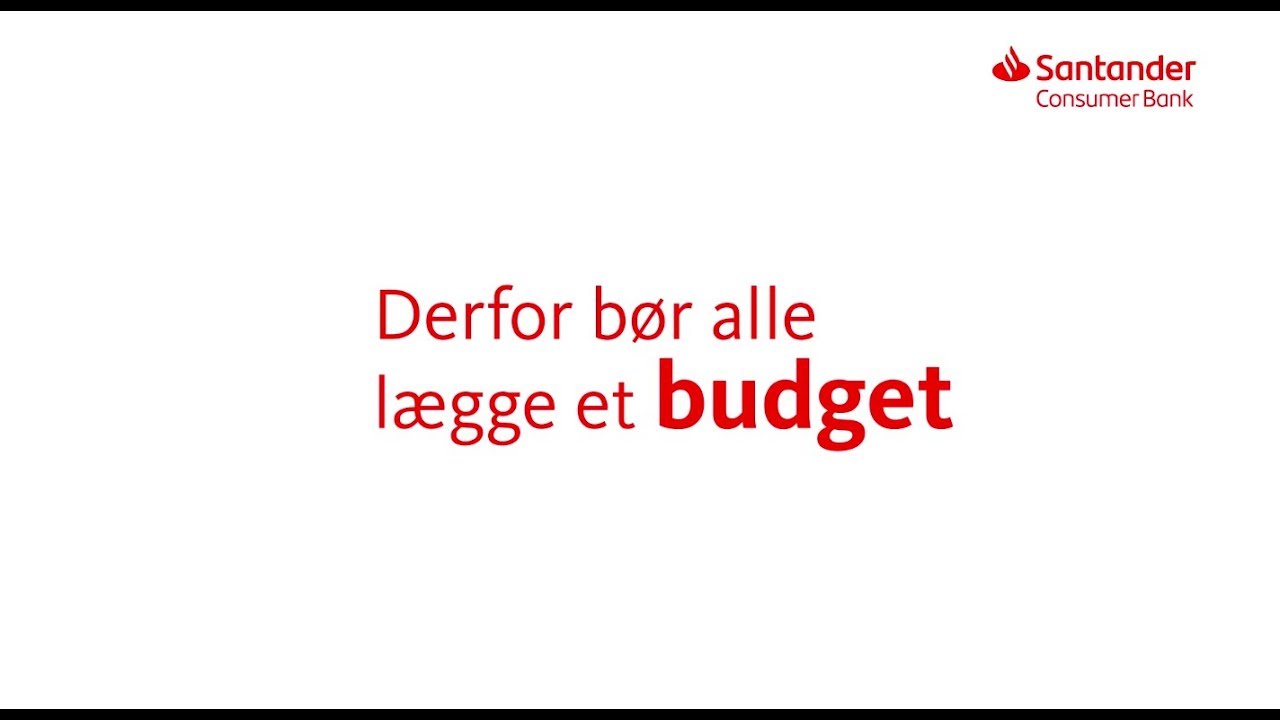 Video: Derfor bør alle lægge et budget