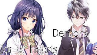 Download lagu nightcore-Demons X Jar of hearts mp3