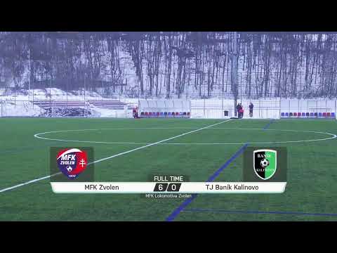 ZÁZNAM | MFK Zvolen - TJ Baník Kalinovo