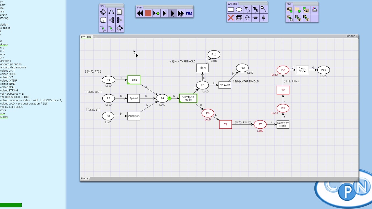CPN Tools Version 4 0 1, IoT modelling Part 1