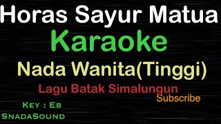 Download lagu HORAS SAYUR MATUA-Lagu Batak Simalungun|KARAOKE NADA WANITA-Tinggi​⁠ -Female-Cewek-Perempuan@ucokku mp3