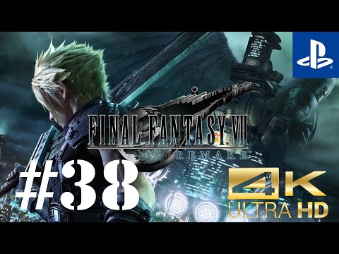 Final Fantasy VII Remake - Walkthrough Part 38 (No Commentary) [4K 60fps] (using Elgato 4K60 S+)