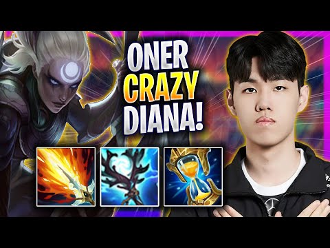 ONER CRAZY GAME WITH DIANA! - T1 Oner Plays Diana JUNGLE vs Nidalee! | Season 2024