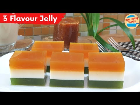 3 Flavours Jelly - Gula Melaka, Coconut & Pandan Jelly