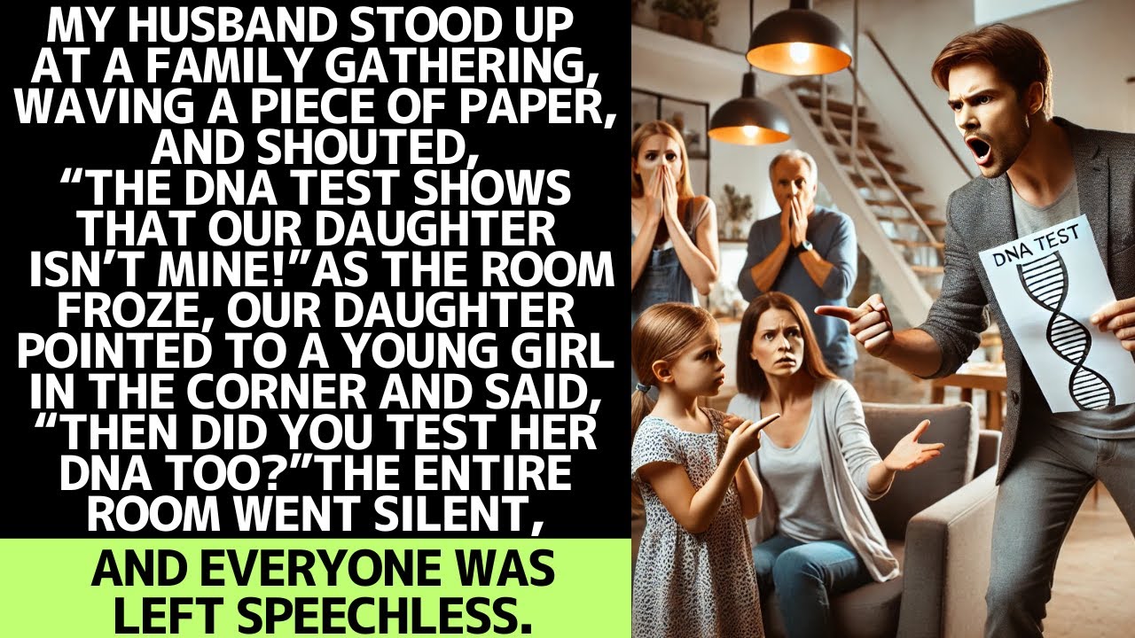 MY HUSBAND CLAIMED OUR DAUGHTER ISN’T HIS… THEN SHE ASKED A QUESTION THAT SHOCKED EVERYONE.
