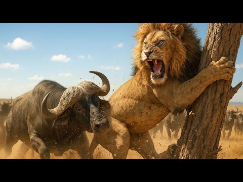 Adapt or Die: Buffaloes Fight Back Against Lions | WILDLIFE DOCUMENTARY