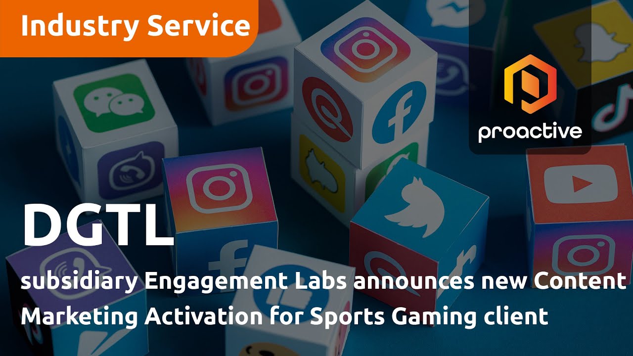 DGTL subsidiary Engagement Labs announces new Content Marketing Activation for Sports Gaming client