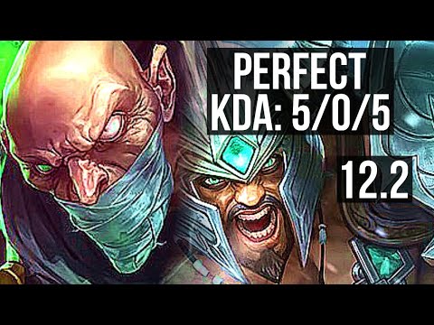 SINGED vs TRYNDAMERE (TOP) | Rank 4 Singed, 5/0/5, 500+ games | EUW Challenger | 12.2