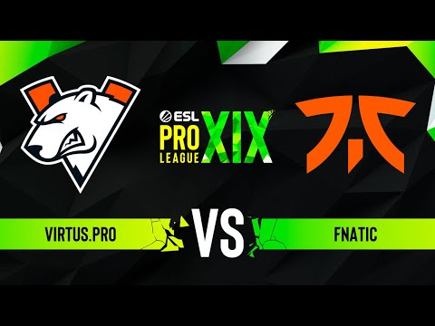 Virtus.pro vs. fnatic - Map 1 [Overpass] - ESL Pro League Season 19 - Group A