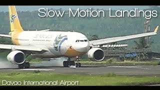 preview picture of video 'Landings in Slow Motion at Davao International airport'