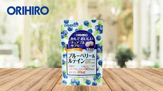Viên uống bổ sung Blueberry và Lutein Orihiro dạng túi