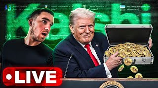 Live Trading Kalshi Prediction Markets! [Trump Speech]