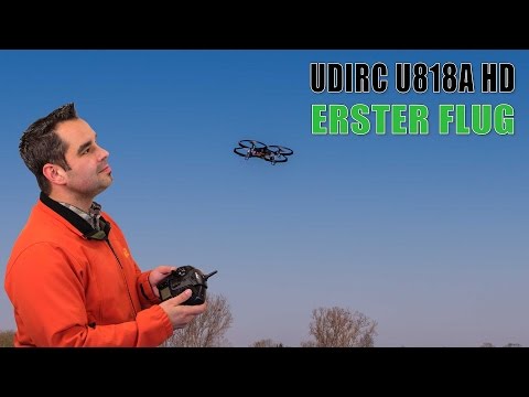 UdiRC U818A HD #03 - Der erste Flug
