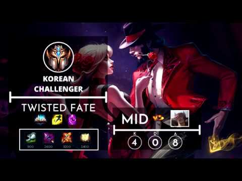 TWISTED FATE MID vs SETT | KR CHALLENGER | PATCH 10.13 | #01