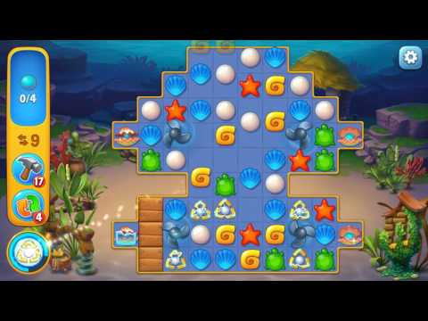 Fishdom level 496 Gameplay (iOS Android)