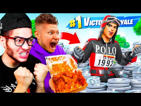 1 KILL = 1 WORLD'S SPICIEST WING CHALLENGE FOR JAYDEN!! HES THE SPICY GOAT! OG FORTNITE