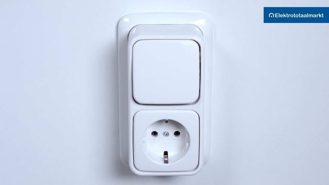 Busch-Jaeger combinatie schakelaar-WCD 1-polig aansluiten - Elektrototaalmarkt.nl