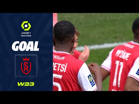 Goal Marshall MUNETSI (10' - SdR) STADE DE REIMS - ESTAC TROYES (4-0) 22/23